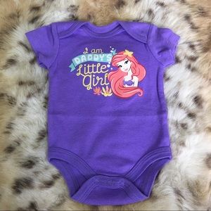 Little Mermaid Purple Bodysuit